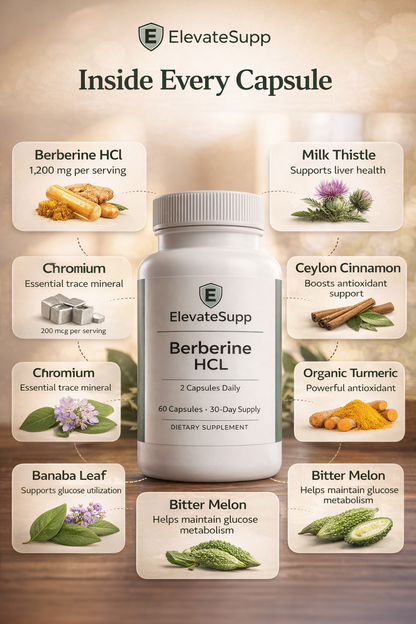 Berberine HCL — The Daily Metabolic Reset Your Body Needs